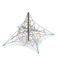 Сетка "Пирамида" 7001, 7001, ПО ЗАПРОСУ, 7001, Стройгород К, Фигуры для лазания